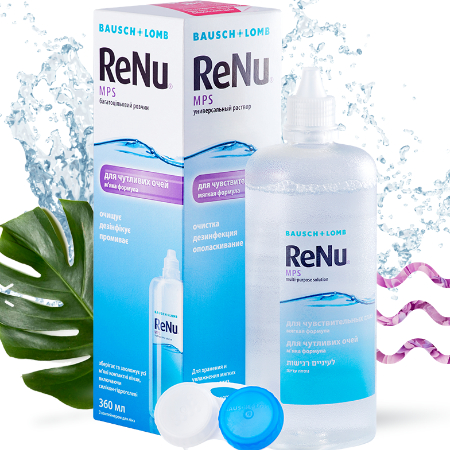 Раствор для линз ReNu MPS 360 мл 