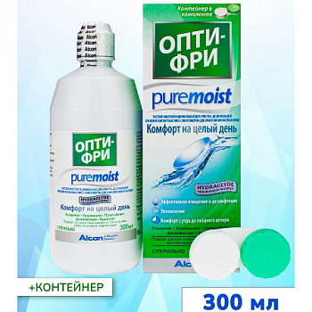 Раствор для линз Опти-Фри Pure Moist  300 мл